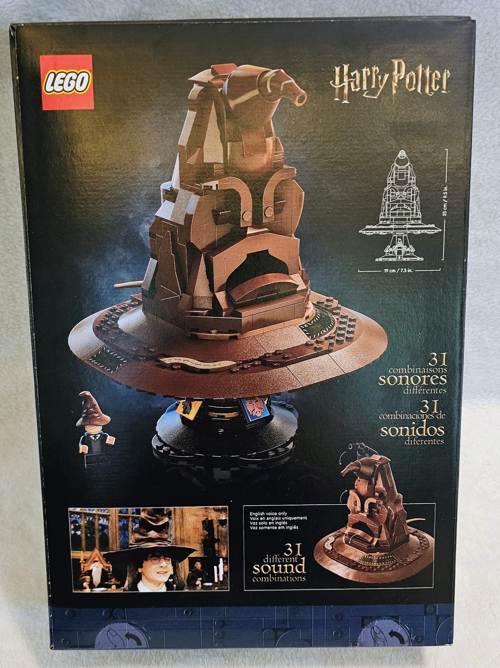 LEGO 2024 Harry Potter Talking Sorting Hat Set